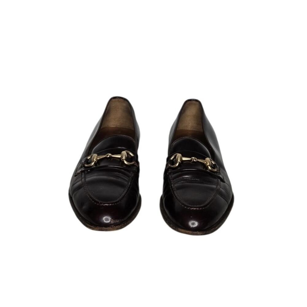 Gucci Horsebit Loafers 9.5 D Mens Leather Slip On Dress Shoes Made In Italy - Picture 2 of 9